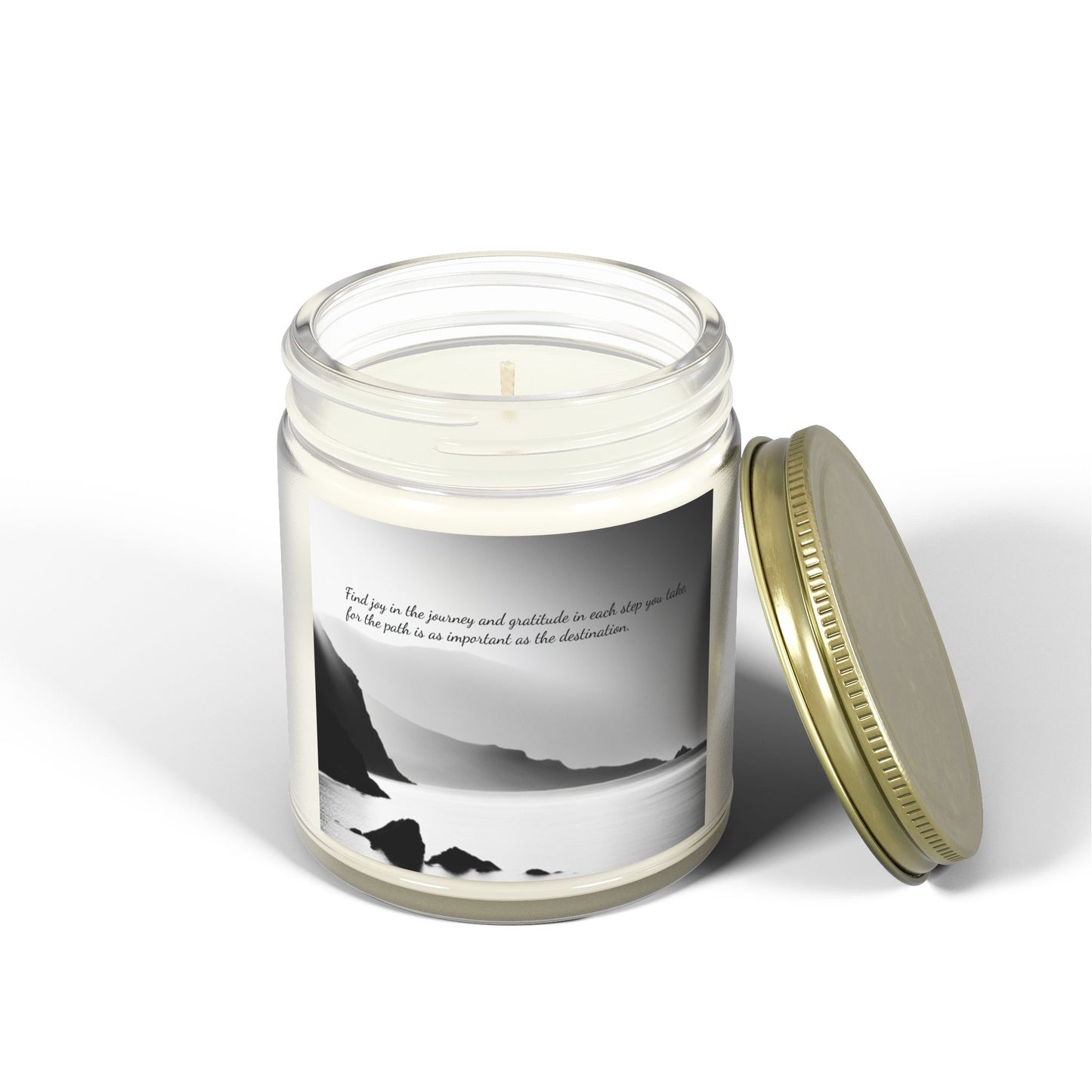 Scented candles with gratitude quote (4oz, 9oz)